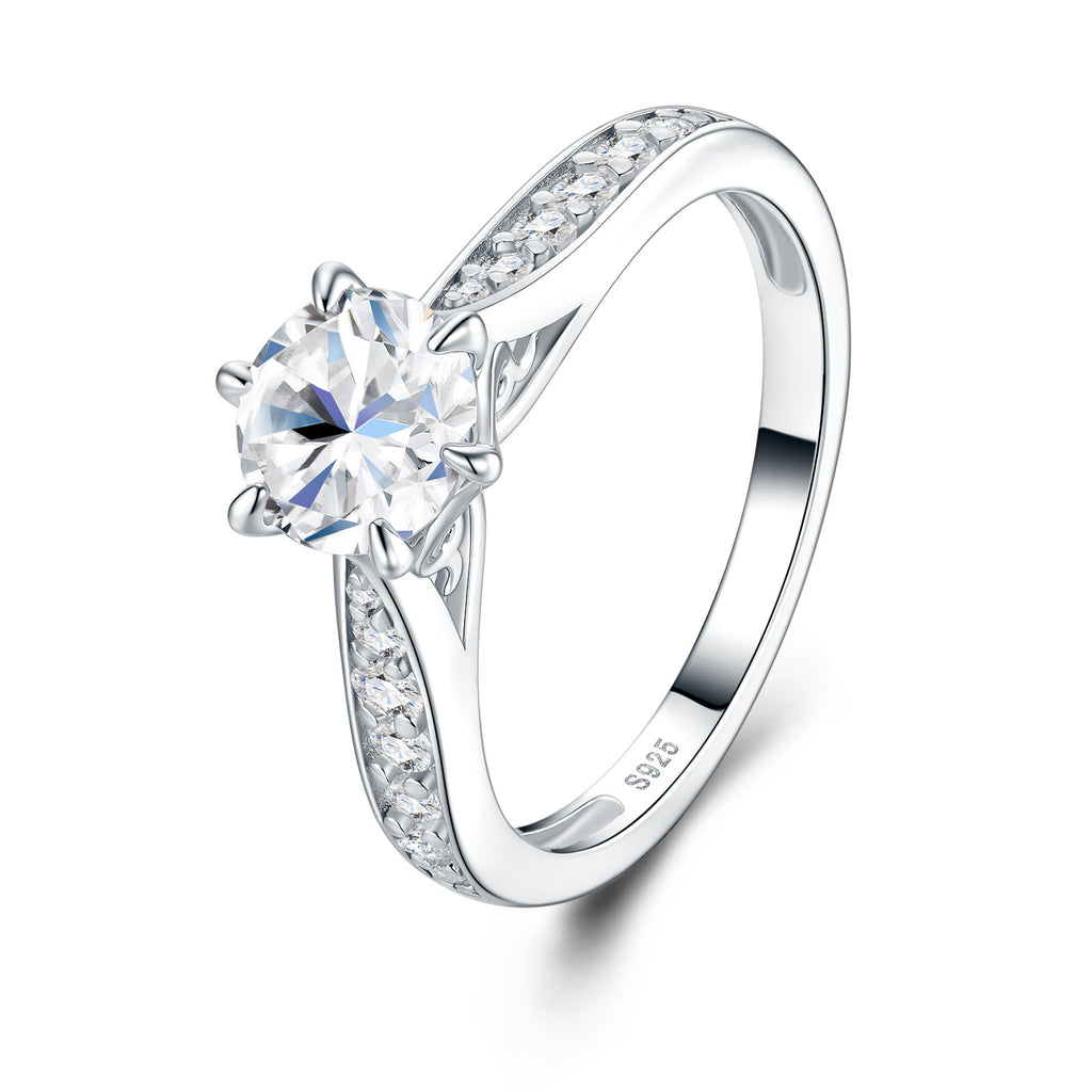 Moissanite ring