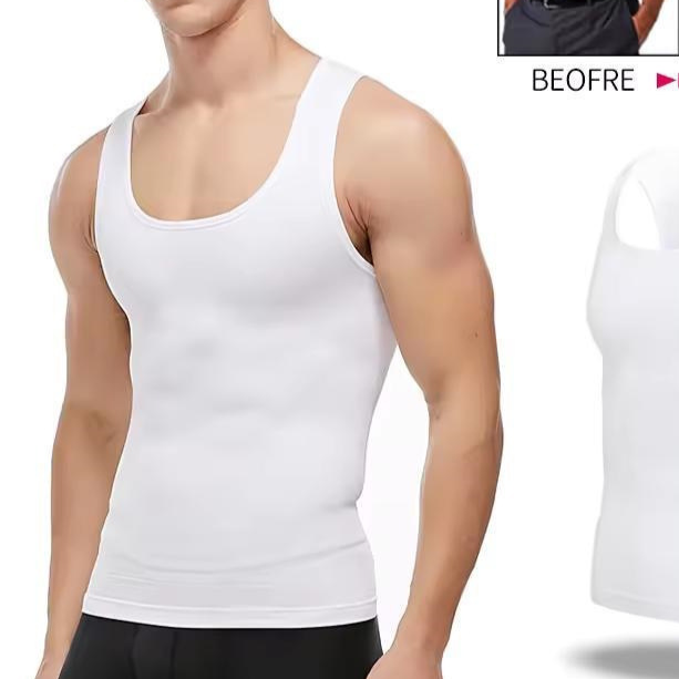 Breathable Solid Color Mens Tank Top