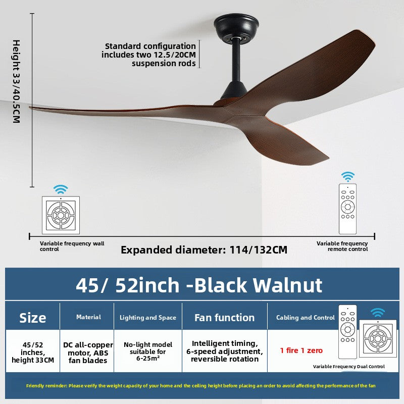 Industrial Retro Ceiling Fan with Inverter Technology