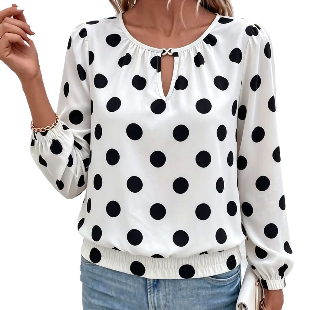 Printed long-sleeve T-shirt