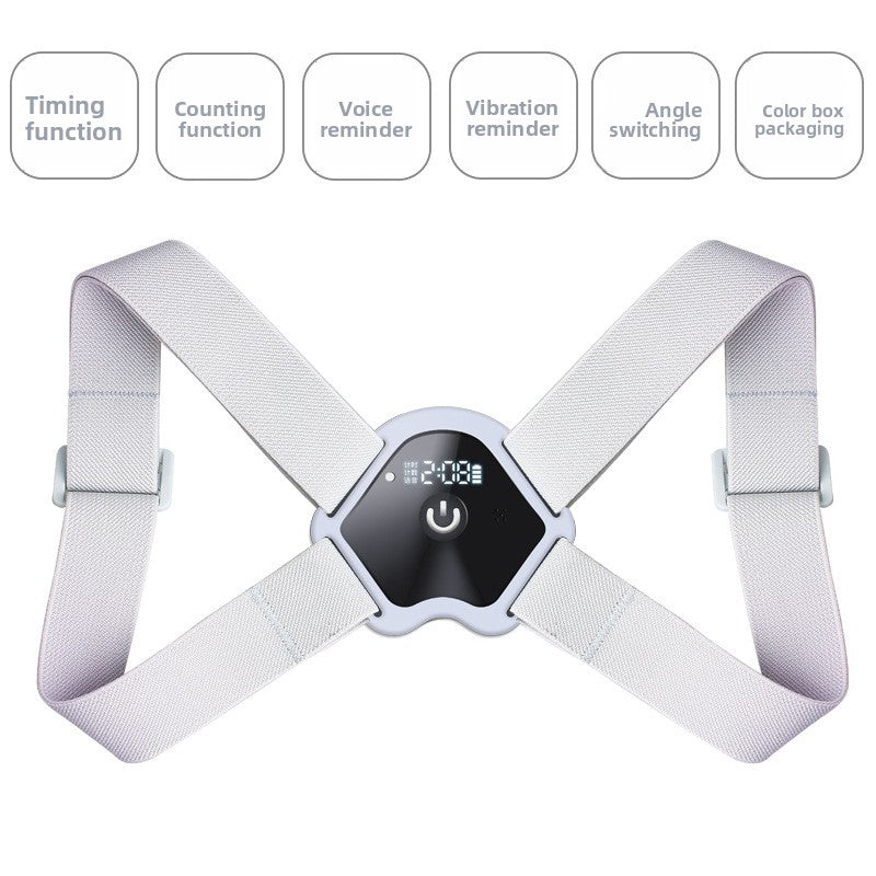 Intelligent Posture Corrector with LCD Display