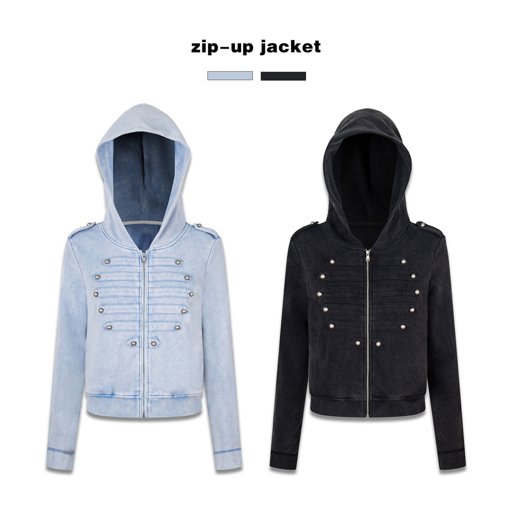 Womens Vintage Hooded Sweater