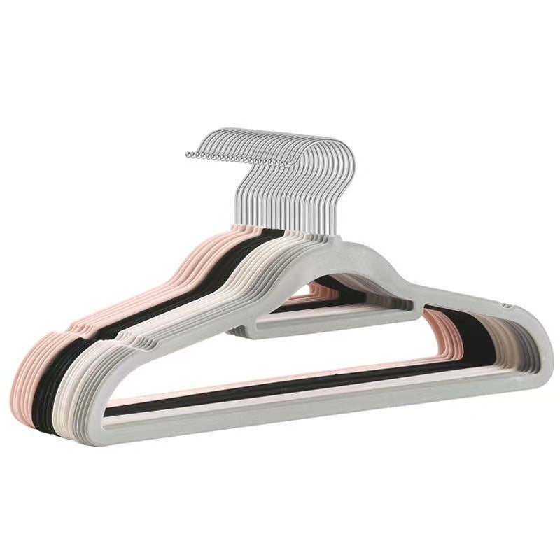 Flocking Clothes Hangers, Non-Slip Garment Hangers