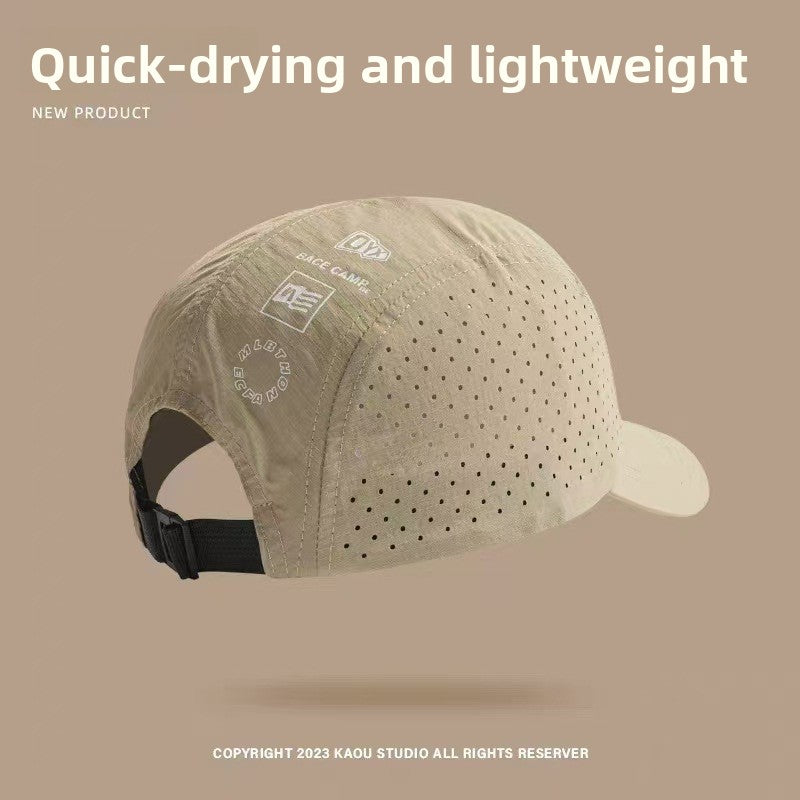 Mesh Baseball Cap with Adjustable Strap