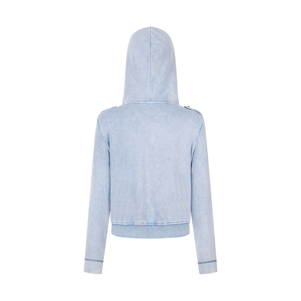Womens Vintage Hooded Sweater