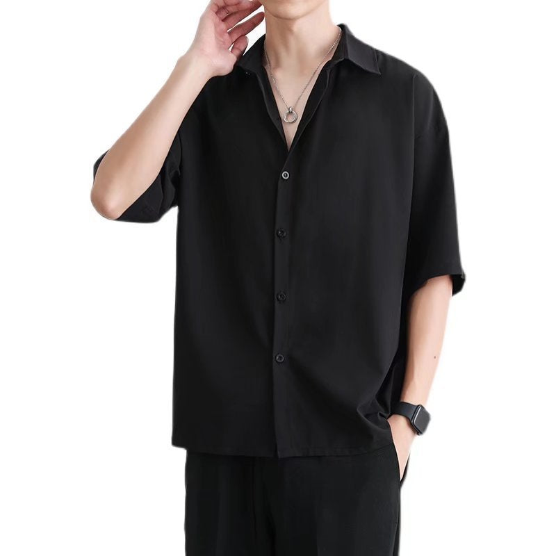 Ice Silk Short Sleeve Shirt