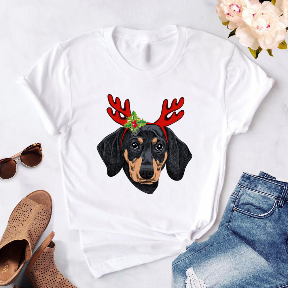 Dachshund Printed Women Tshirt