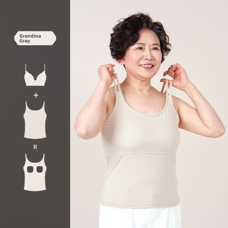 Pure Cotton Camisole Anti-Bump Undershirt