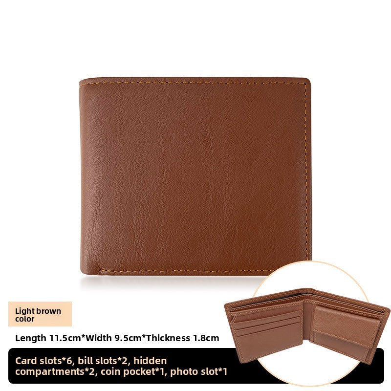 Casual Cowhide Men's Wallet