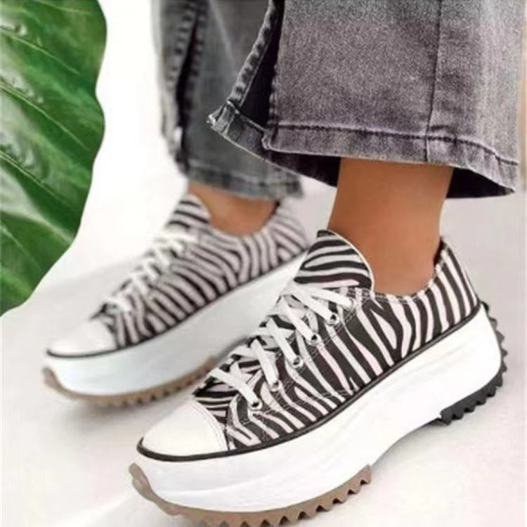 Women Low Top Canvas Shoes