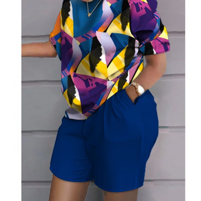 3D Digital Print Women's Two-Piece Sportswear Set