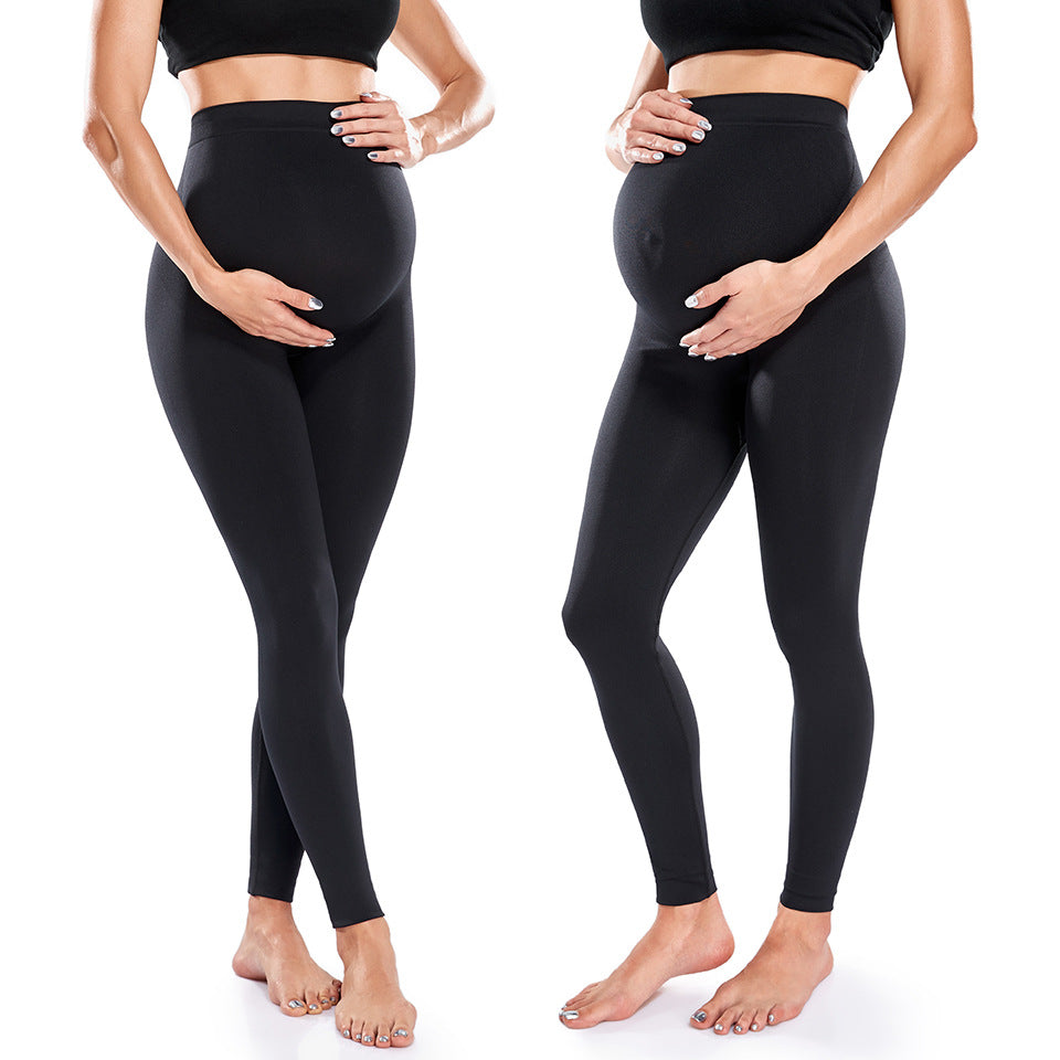High Elastic Seamless Maternity Yoga Leggings