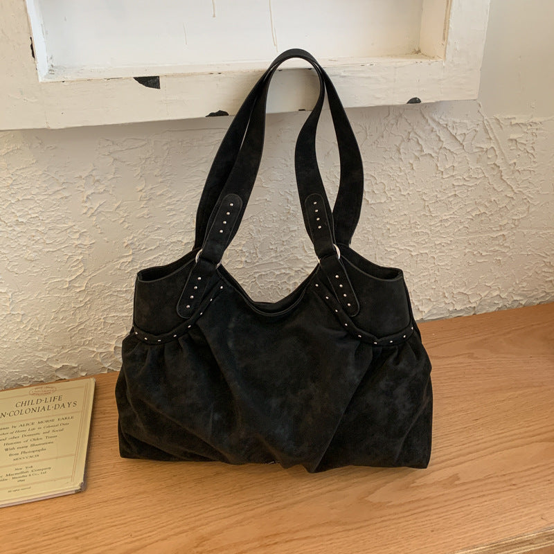 Retro Large Capacity Crossbody Tote Bag