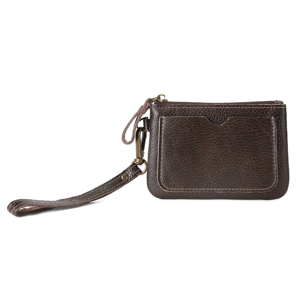 Genuine Leather Multifunction Card Key Coin Wallet