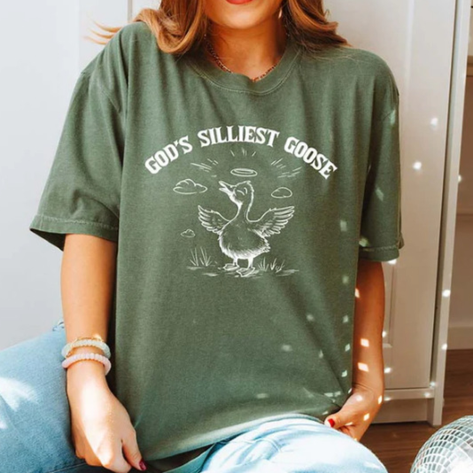 Funny Graphic Print T-Shirt