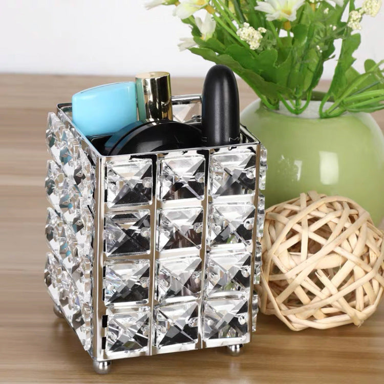 Crystal Tissue Box Household Creative Dining Table High-end Paper Storage Box