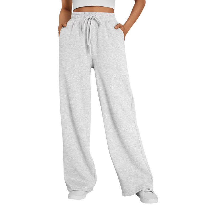 Unisex Loose Fit Polyester Long Pants
