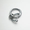 Zinc Alloy Spring Key Rings