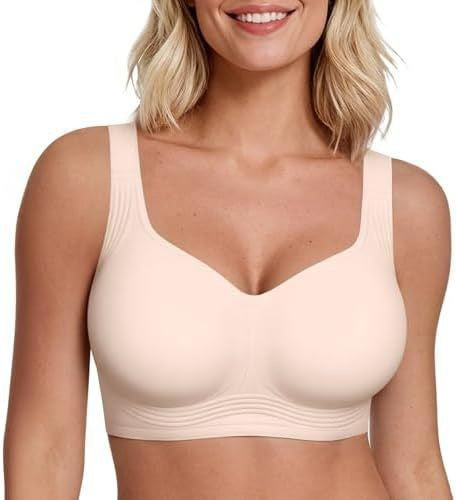 Women's support bra to prevent sagging and make large breasts appear smaller