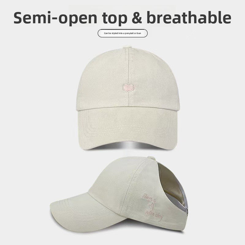 Embroidered Sun Protection Baseball Cap