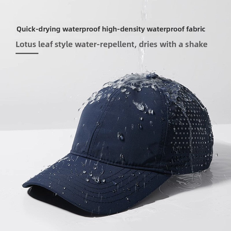 Quick-Dry Mesh Baseball Cap with Adjustable Strap