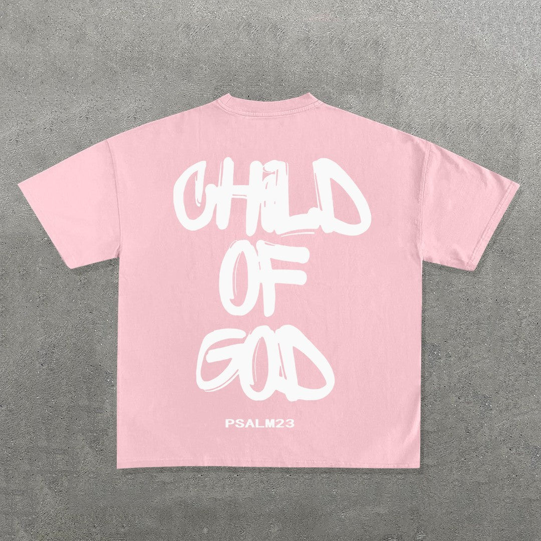 Oversized Graphic Print Cotton T-Shirt