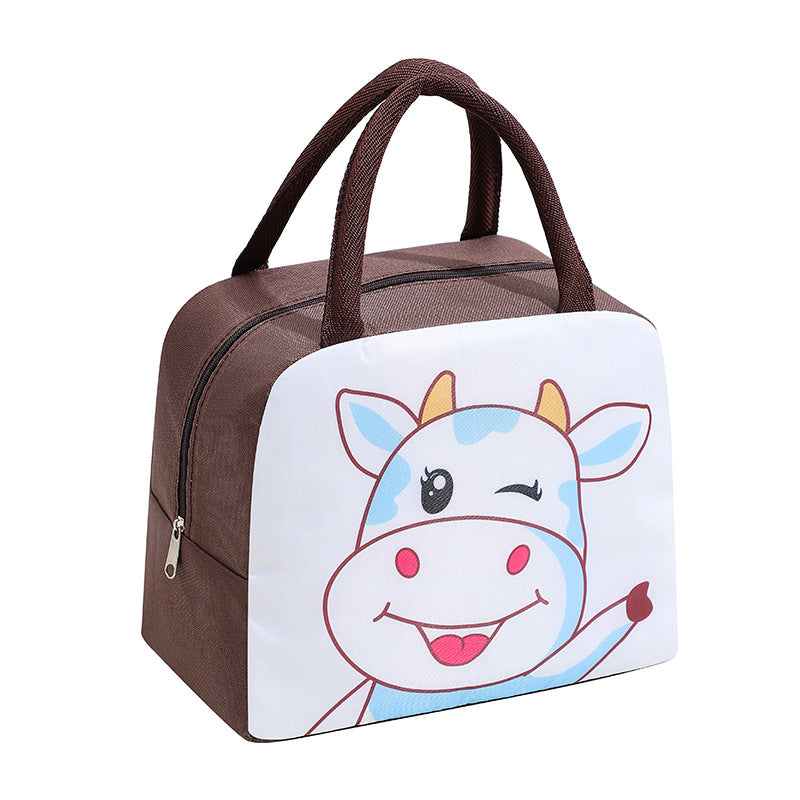 Cartoon Insulated Lunch Bag with Aluminum Foil