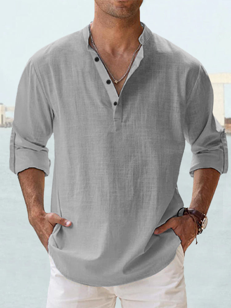 Loose-fit shirt casual T-shirt for men