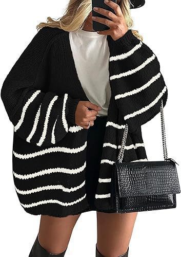 Womens Knitted Cardigan Loose Fit