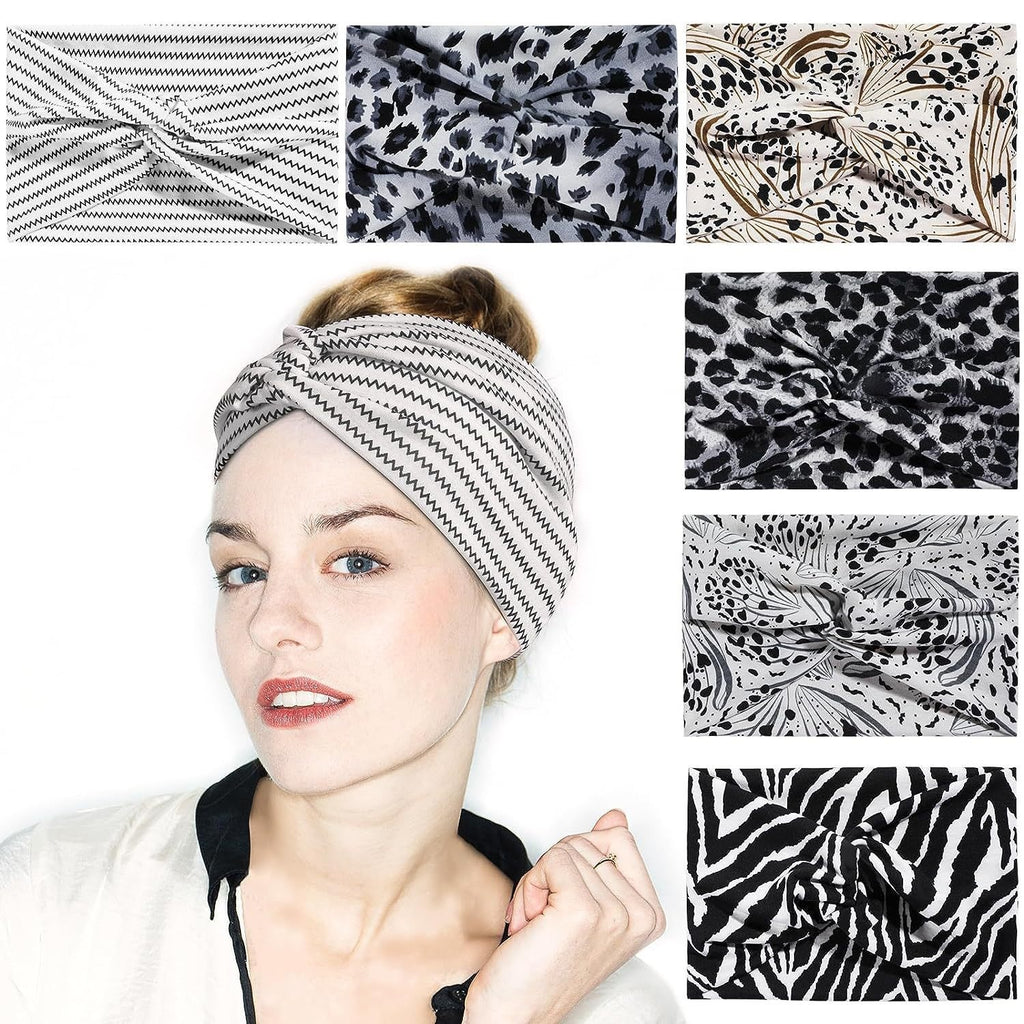 Elastic Wide Sports Hairband for Women