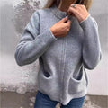 Womens Casual Long Sleeve Coat