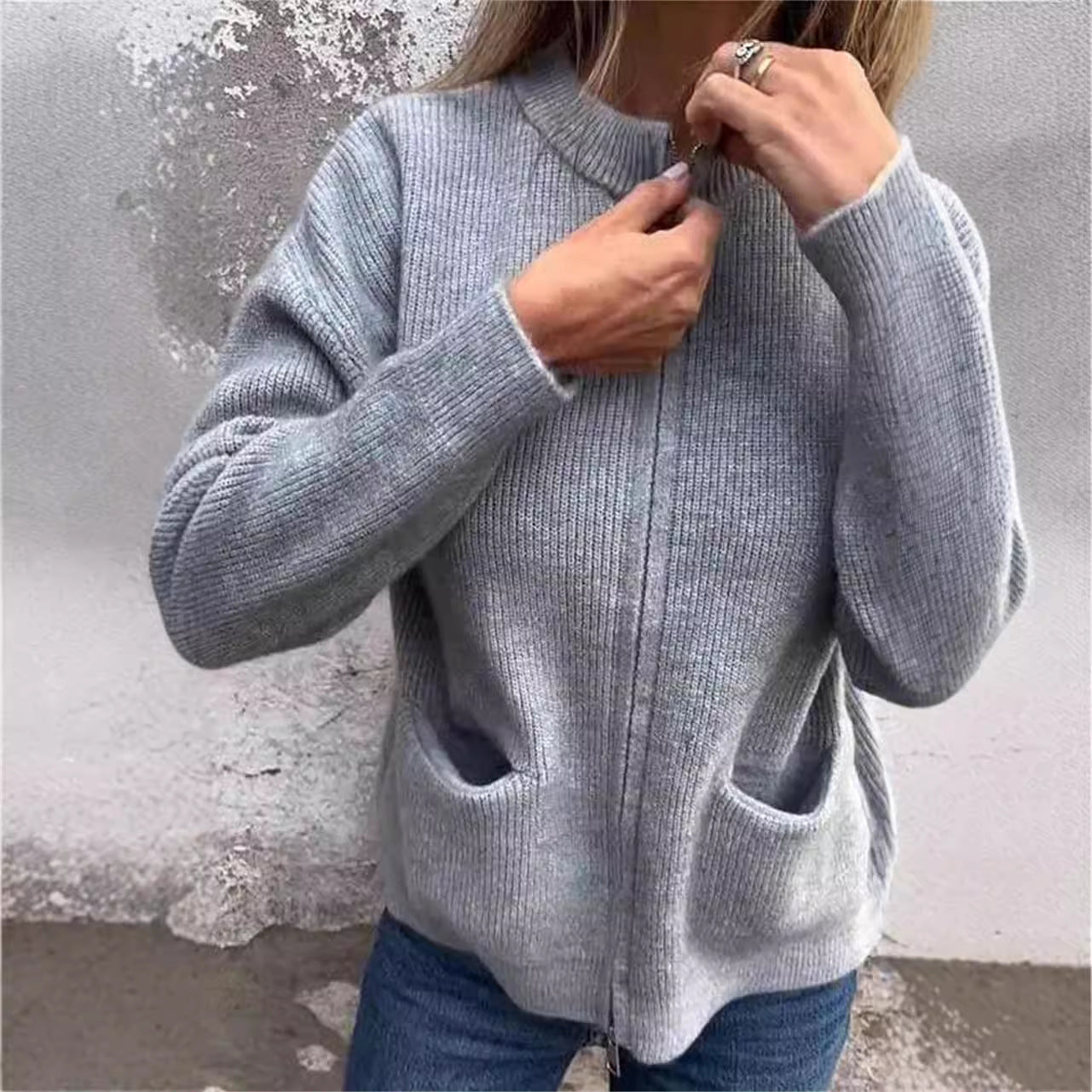 Womens Casual Long Sleeve Coat