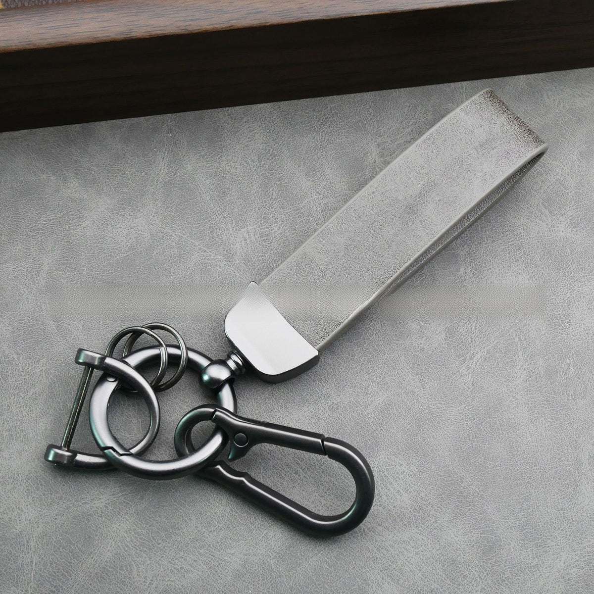 Color Changing Leather Keychain