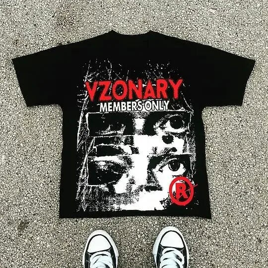 Graphic Print Loose-Fit Men's T-Shirt