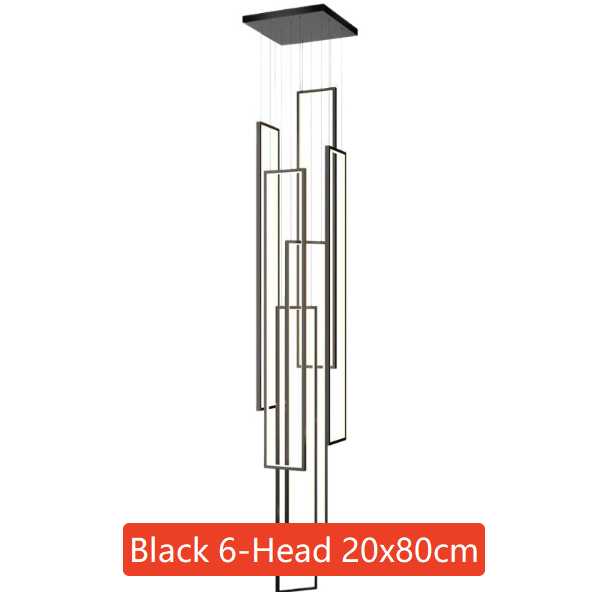 Modern Rectangular LED Chandelier