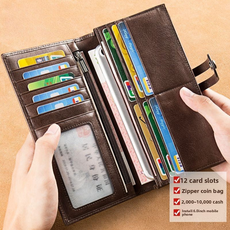 Men's Long Vintage Wallet