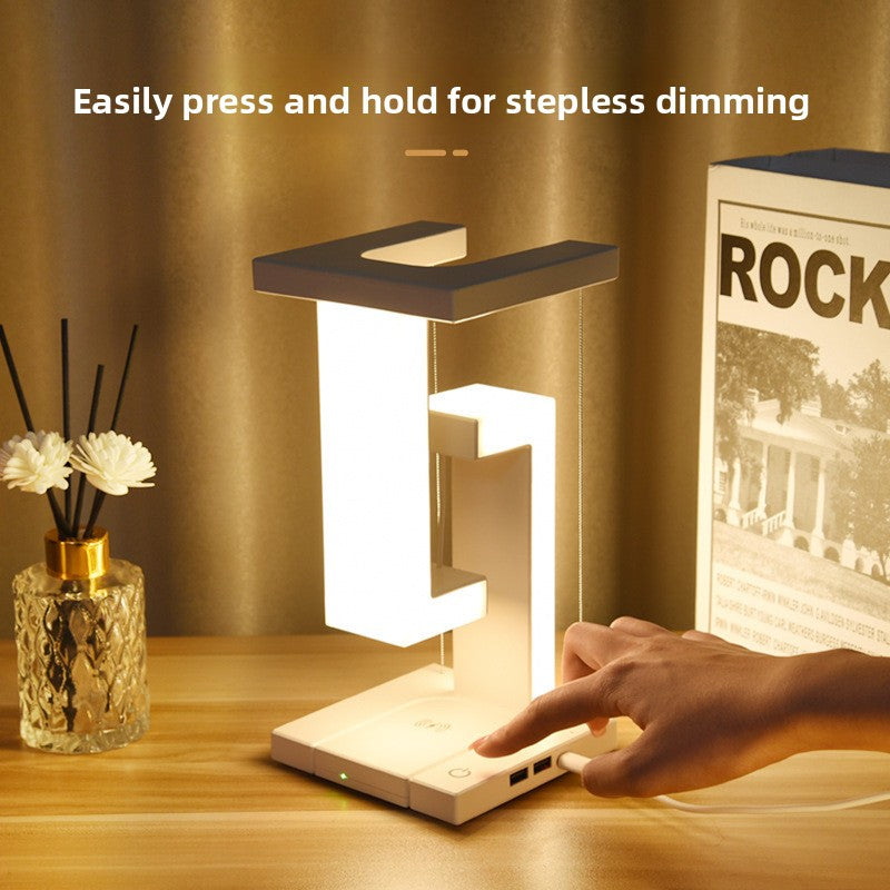 Suspended Wireless Charging LED Table Lamp