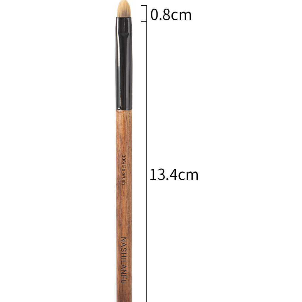 14-Piece Natural Wood Makeup Brush
