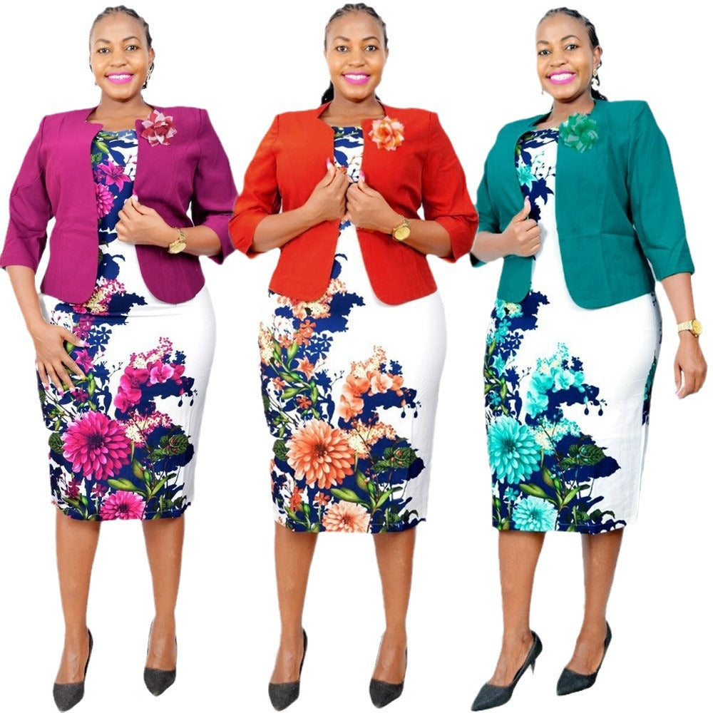 African plus-size women's dresses