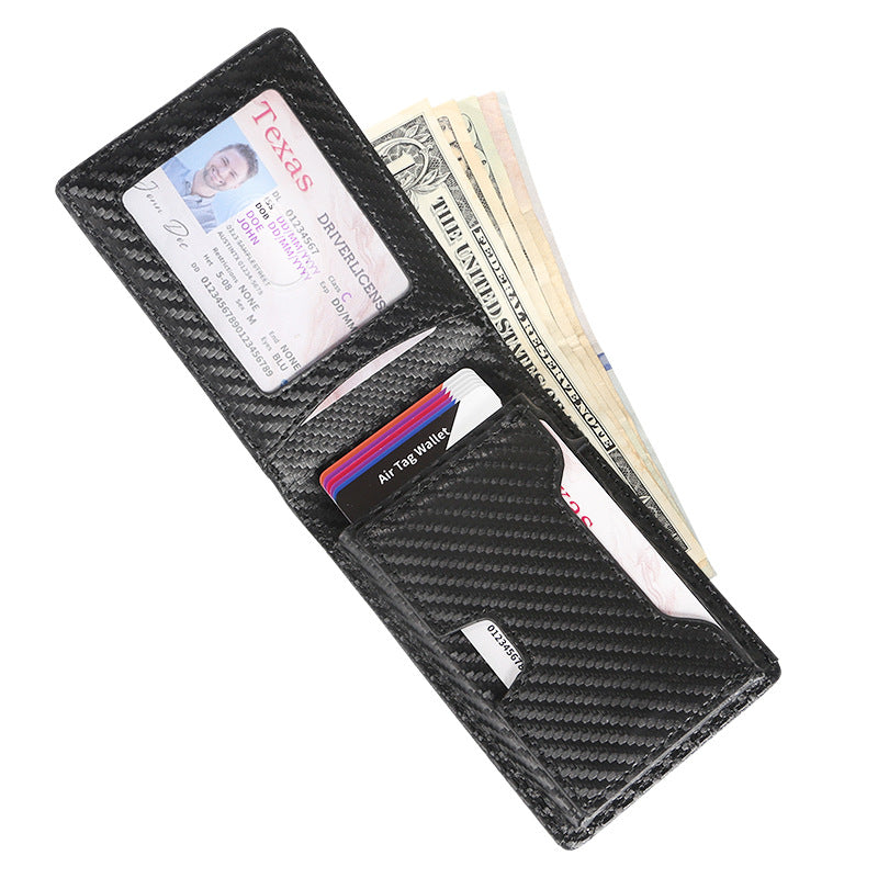 Mens Anti-Degaussing Microfiber Leather Wallet
