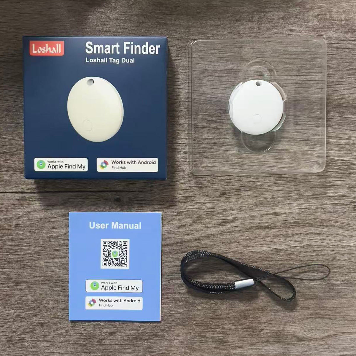 Round Bluetooth Anti-Loss Locator