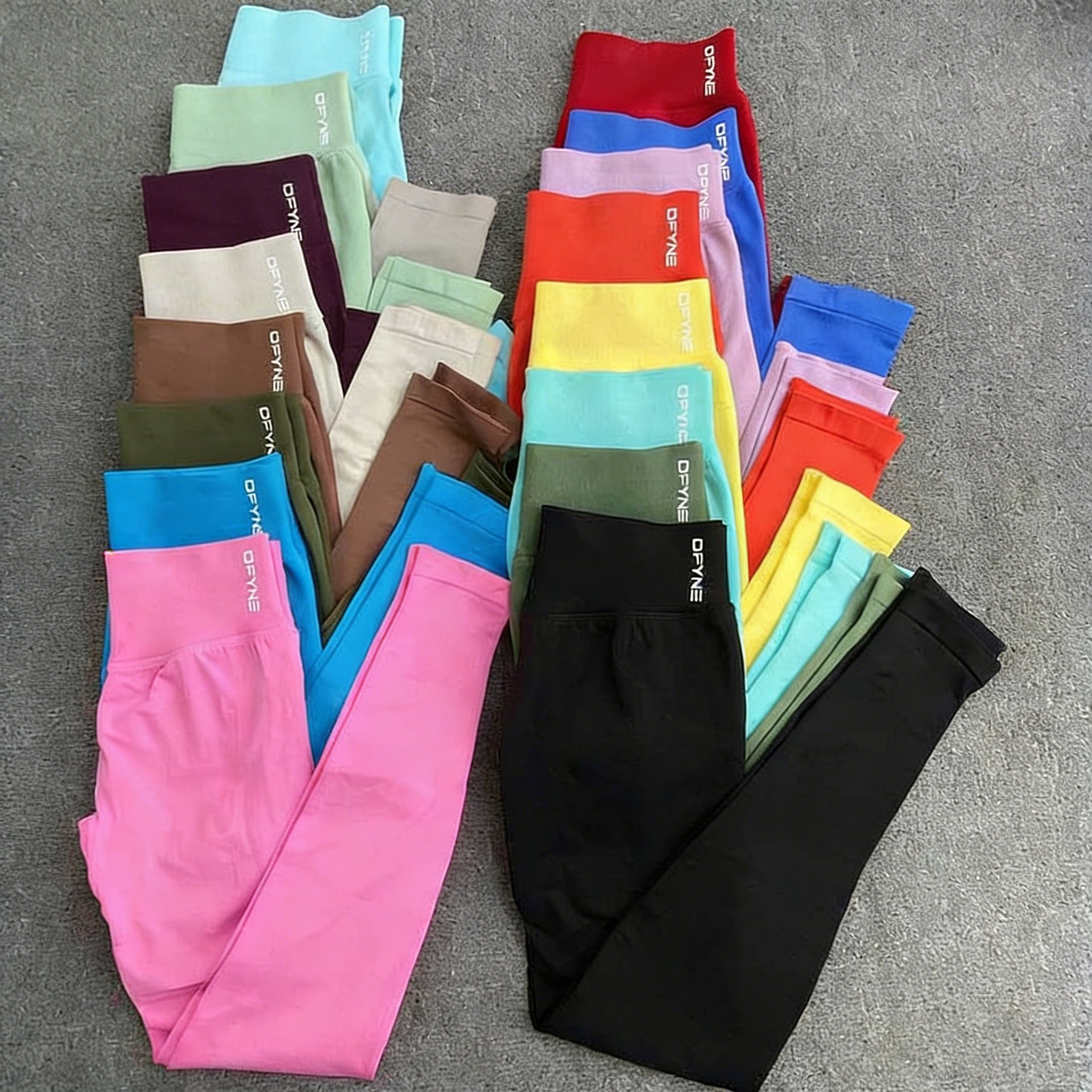 High Waist Yoga Pants Tummy Control Fitness Leggings
