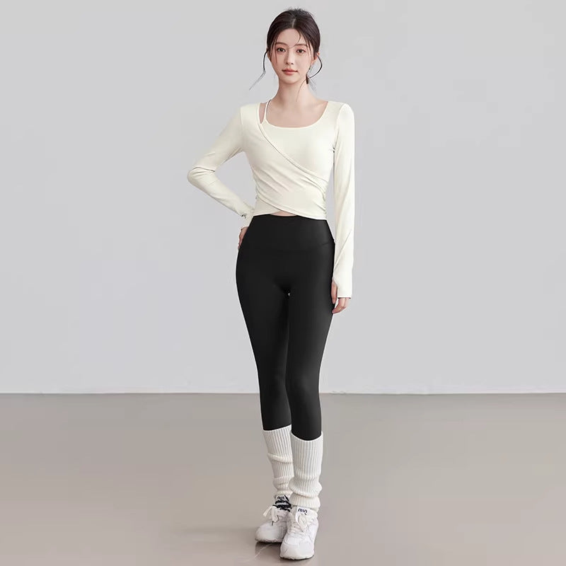 Womens Long Sleeve Yoga Top