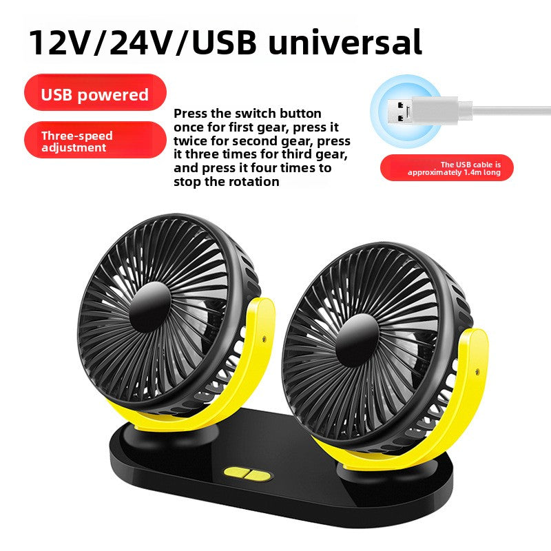 Car-mounted electric fan