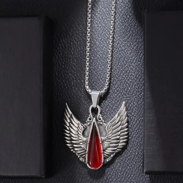 Letter Pendant Necklace with Vintage Chain