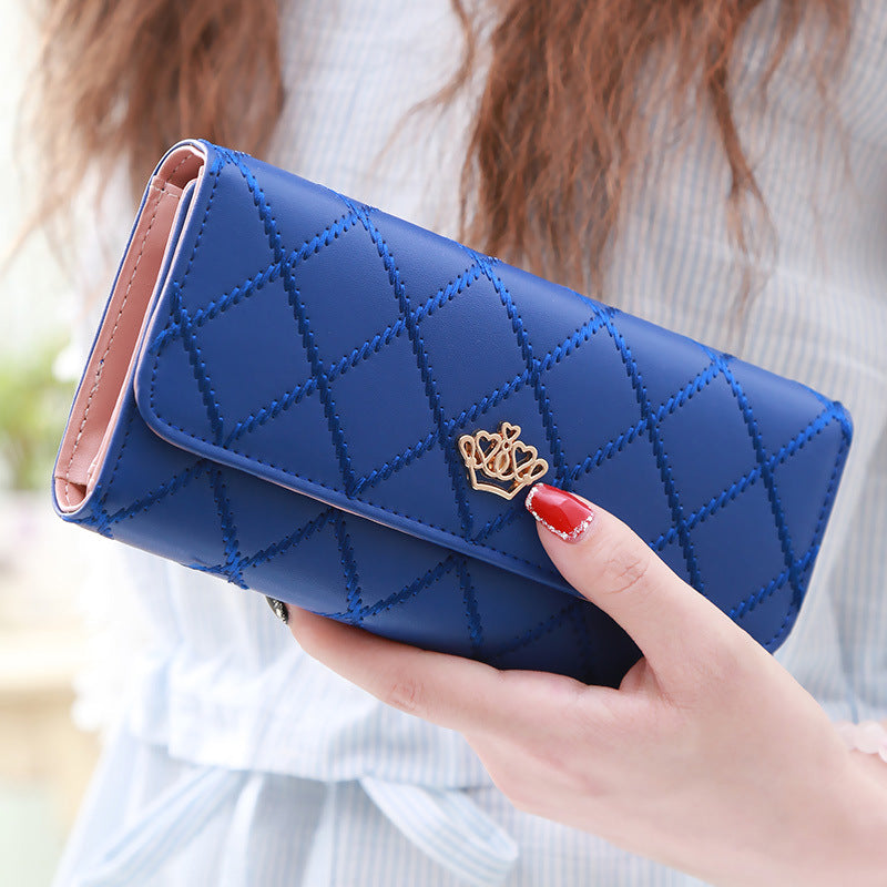 Women's Embroidery Pattern Three-fold Wallet