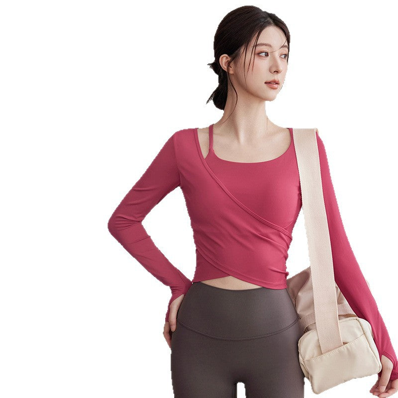 Womens Long Sleeve Yoga Top