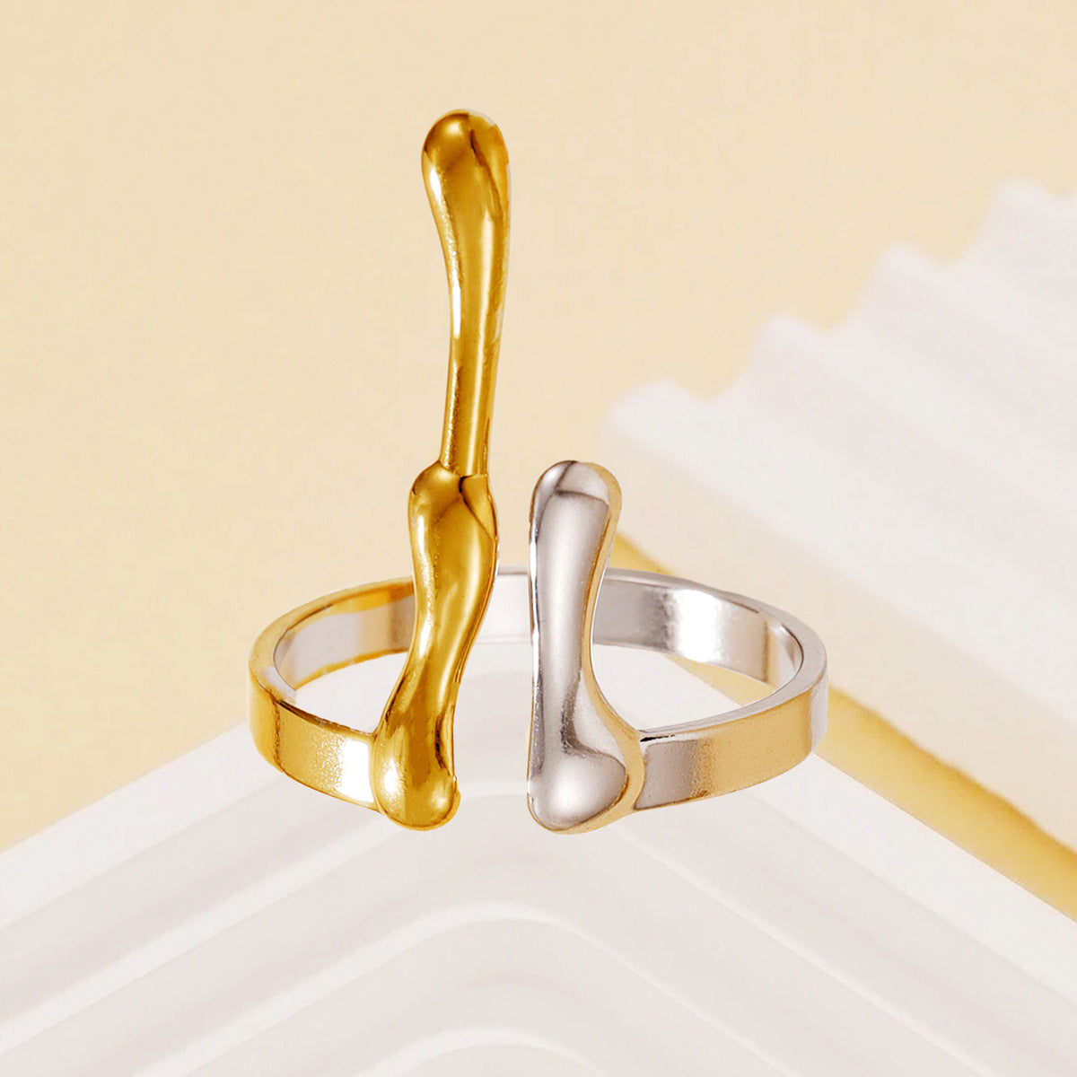 Baroque Asymmetrical Open Ring