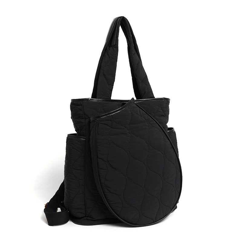 Dual Shoulder Sports Bag with Shoe Compartment
