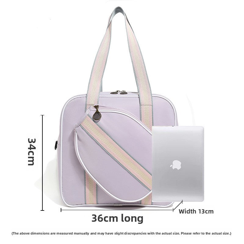 Dual Shoulder Sports Bag with Shoe Compartment
